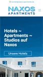 Mobile Screenshot of naxos-apartments.de